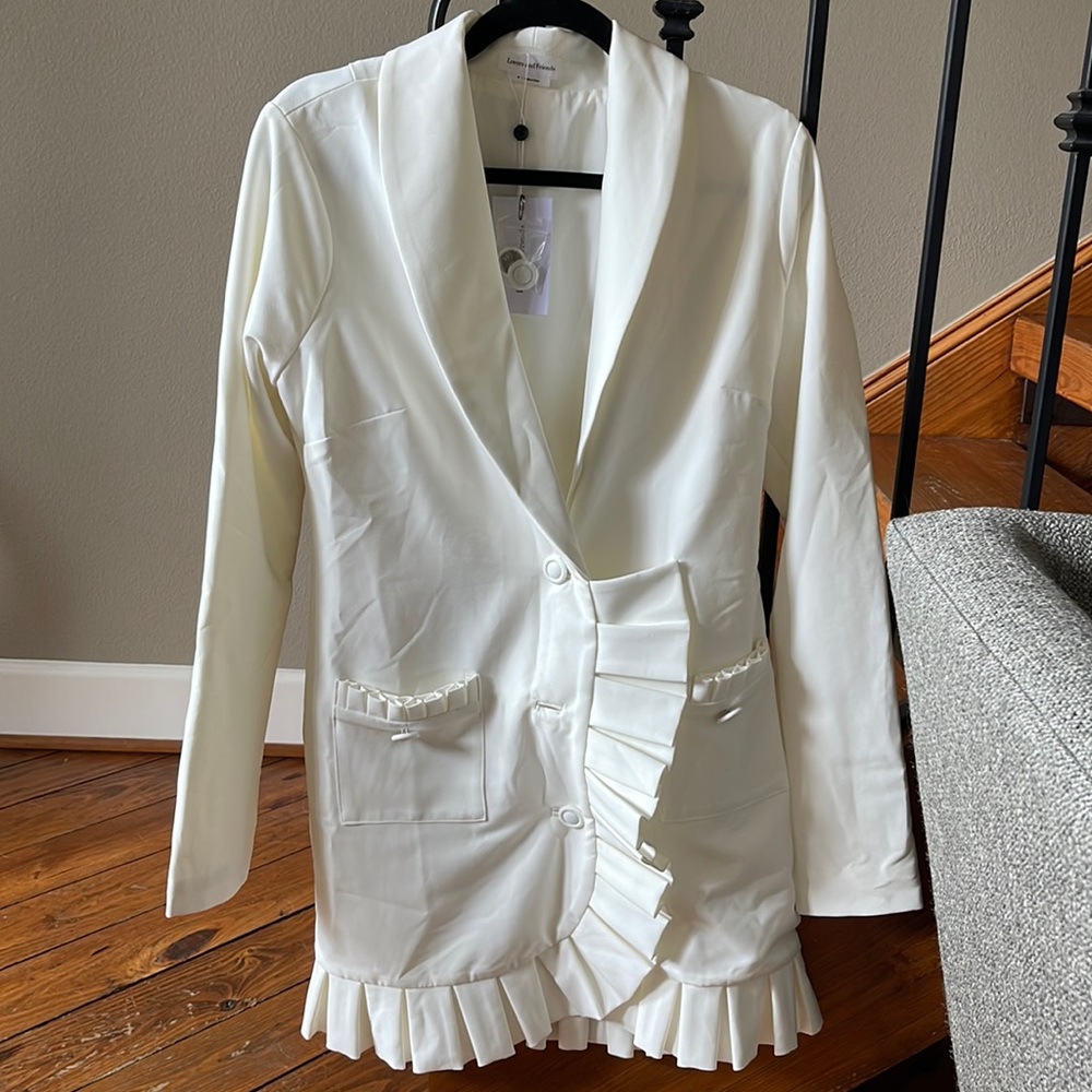 White for lovers and friends blazer dress